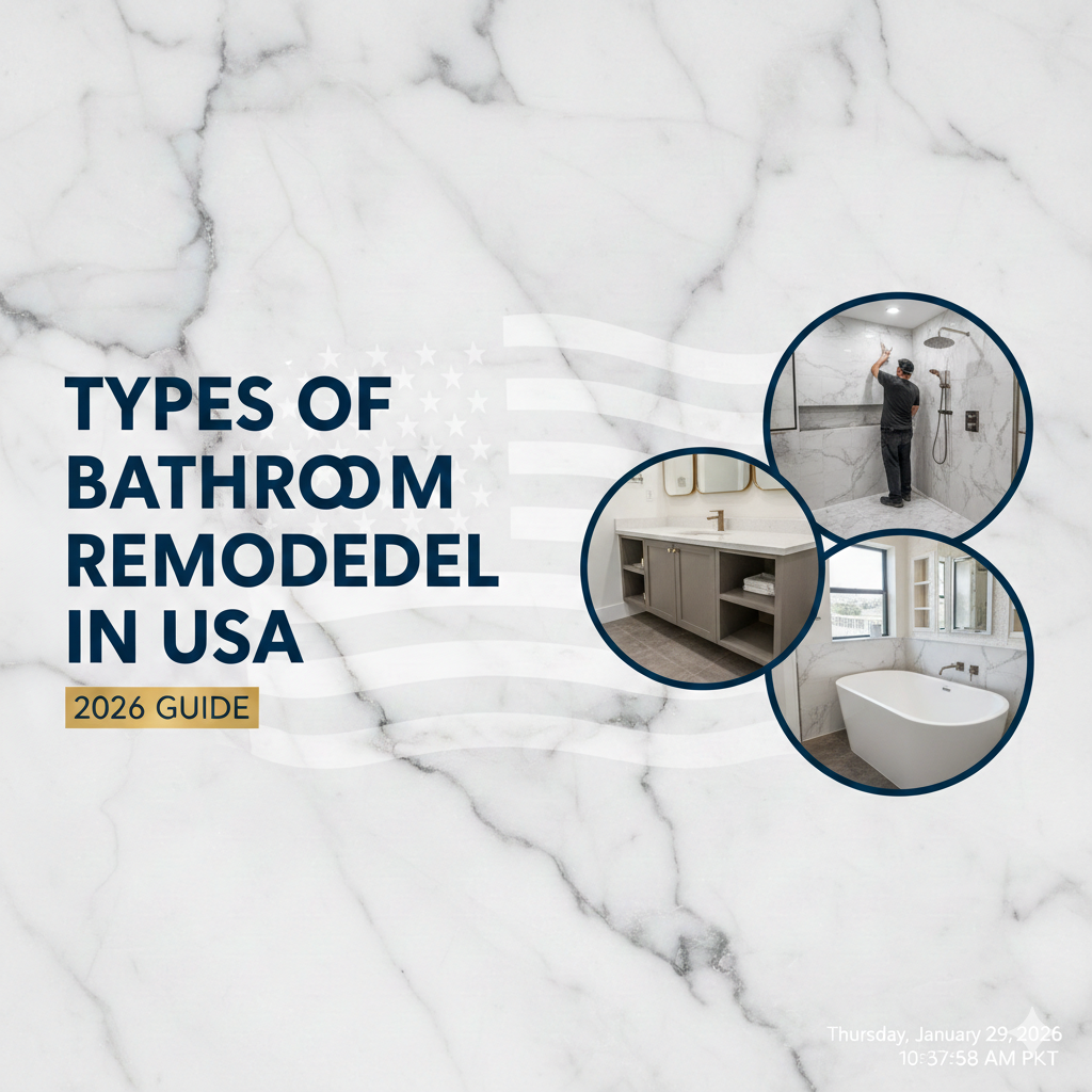 Types of Bathroom Remodel in USA – 2026 Guide